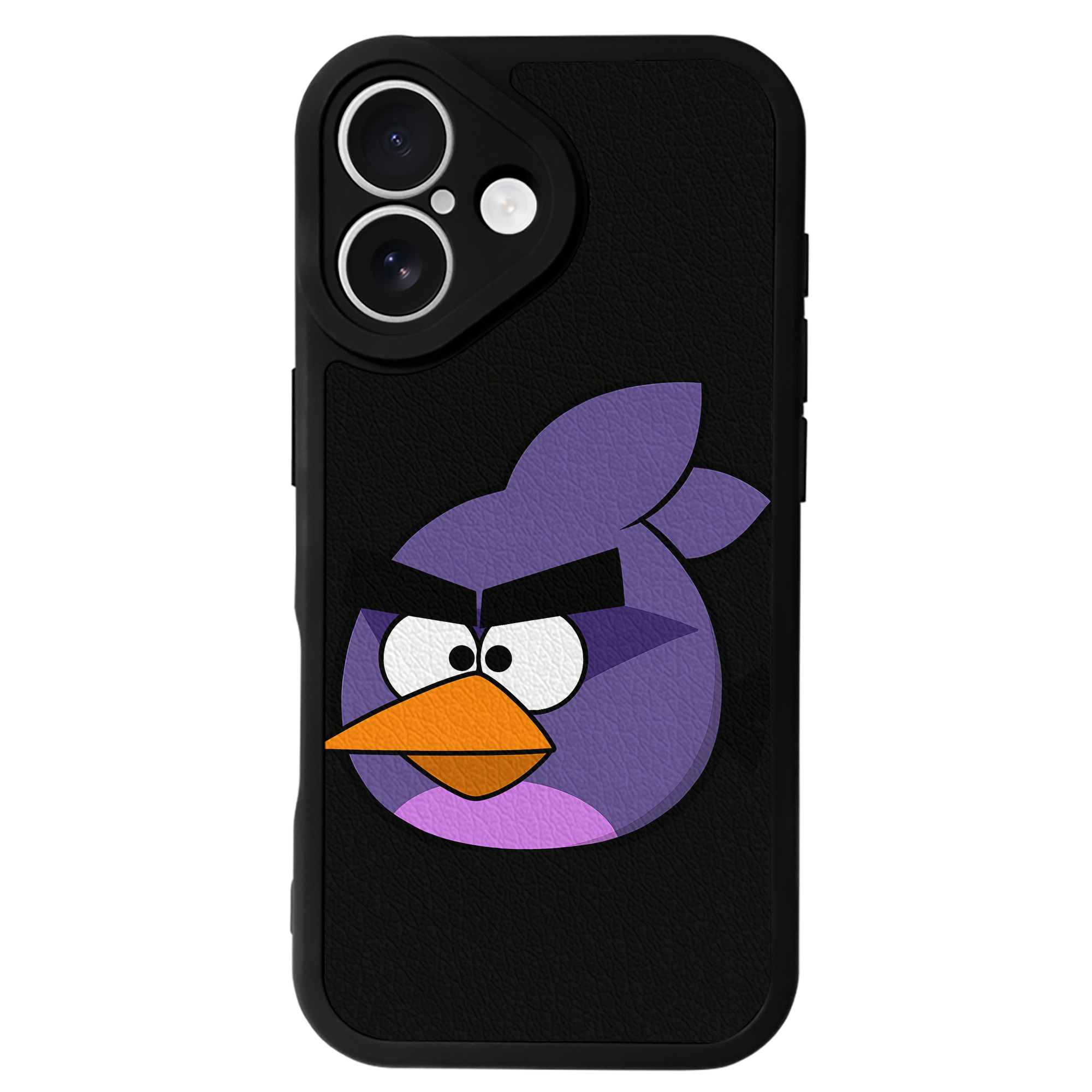 （画像用） Angry Birds アングリーバード 【iPhone 16シリーズ対応】シリコンスマホケース（レザー調） 材質：シリコン